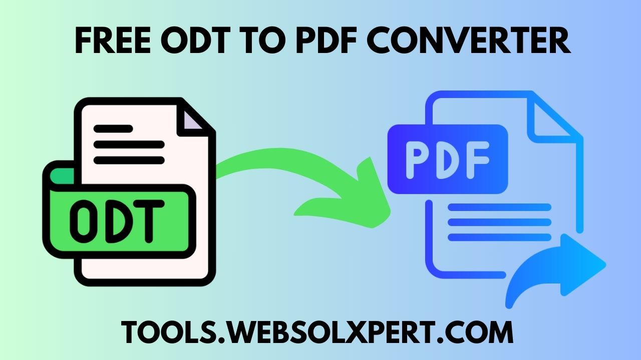 Free ODT to PDF Online Converter