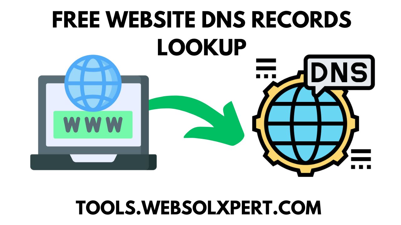 DNS Lookup Tool for Domain by WebSolXpert